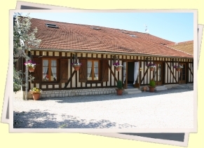 Fa&ccedil;ade de la ferme-auberge 